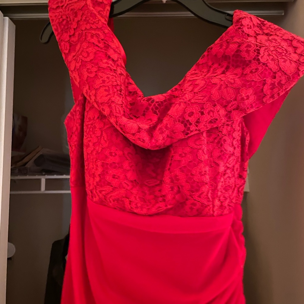 Red long Dress - size 8